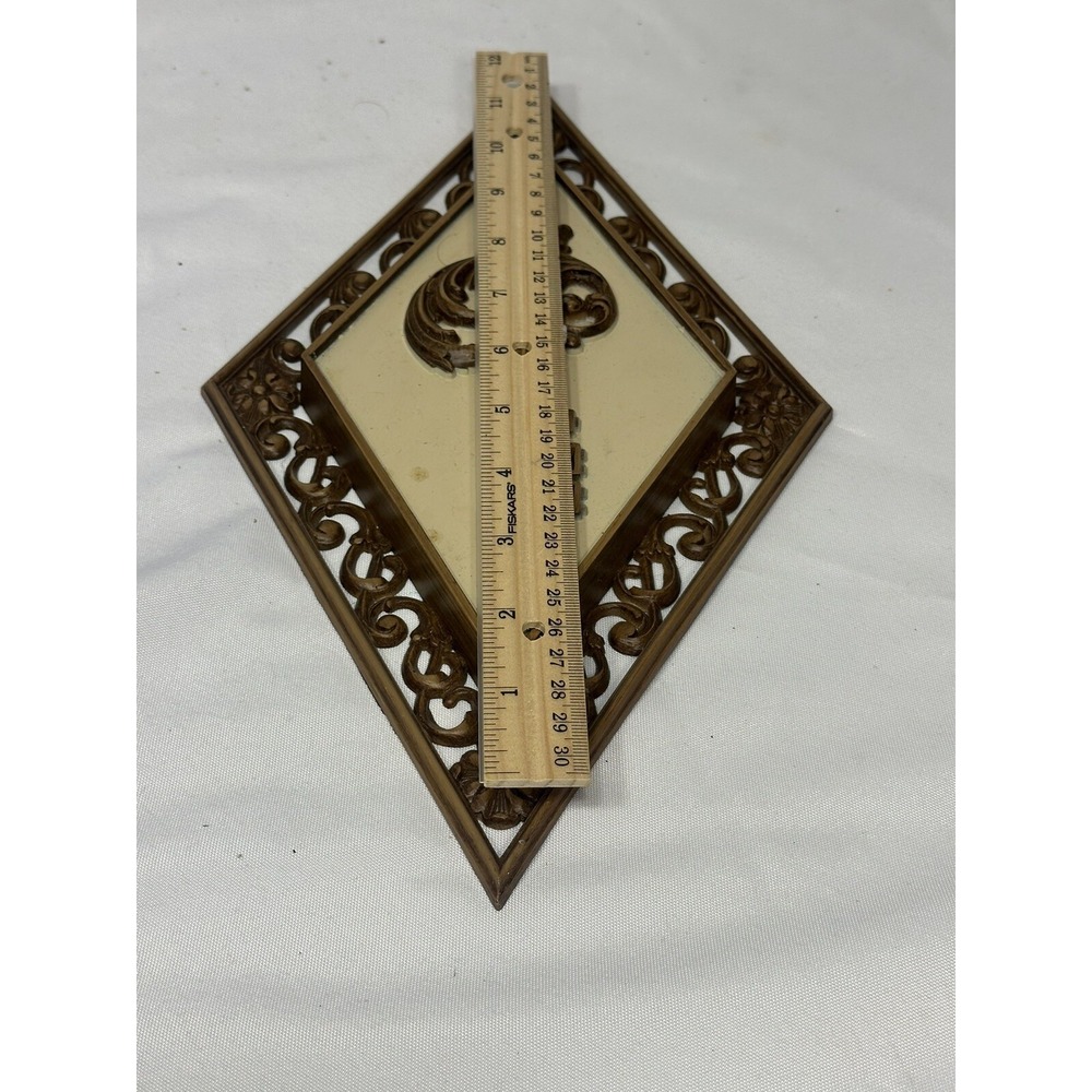 syroco wall plaques vintage plastic brown NO 4271 KEY - Picture 2 of 6
